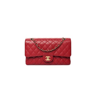 CHANEL CAVIAR QUILTED MEDIUM DOUBLE FLAP 1176682 (25*15*6cm)